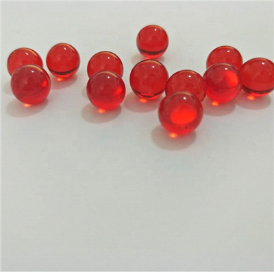 व्यास 8 मिमी लाल कांच की गेंदें